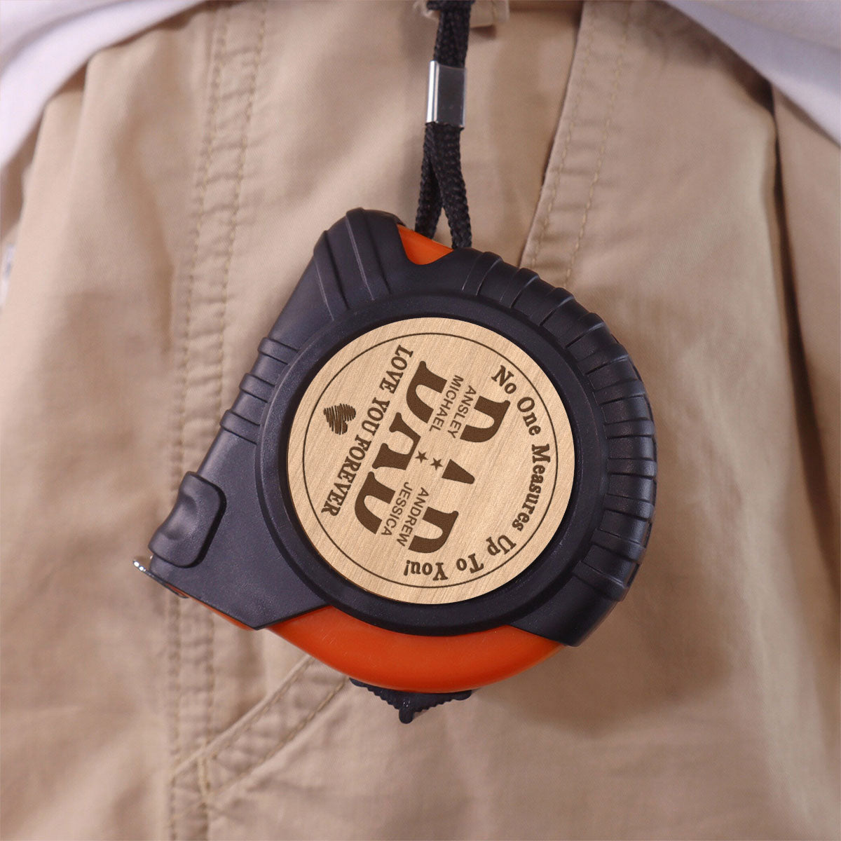 Up To You Dad - Personalized Tape Measure