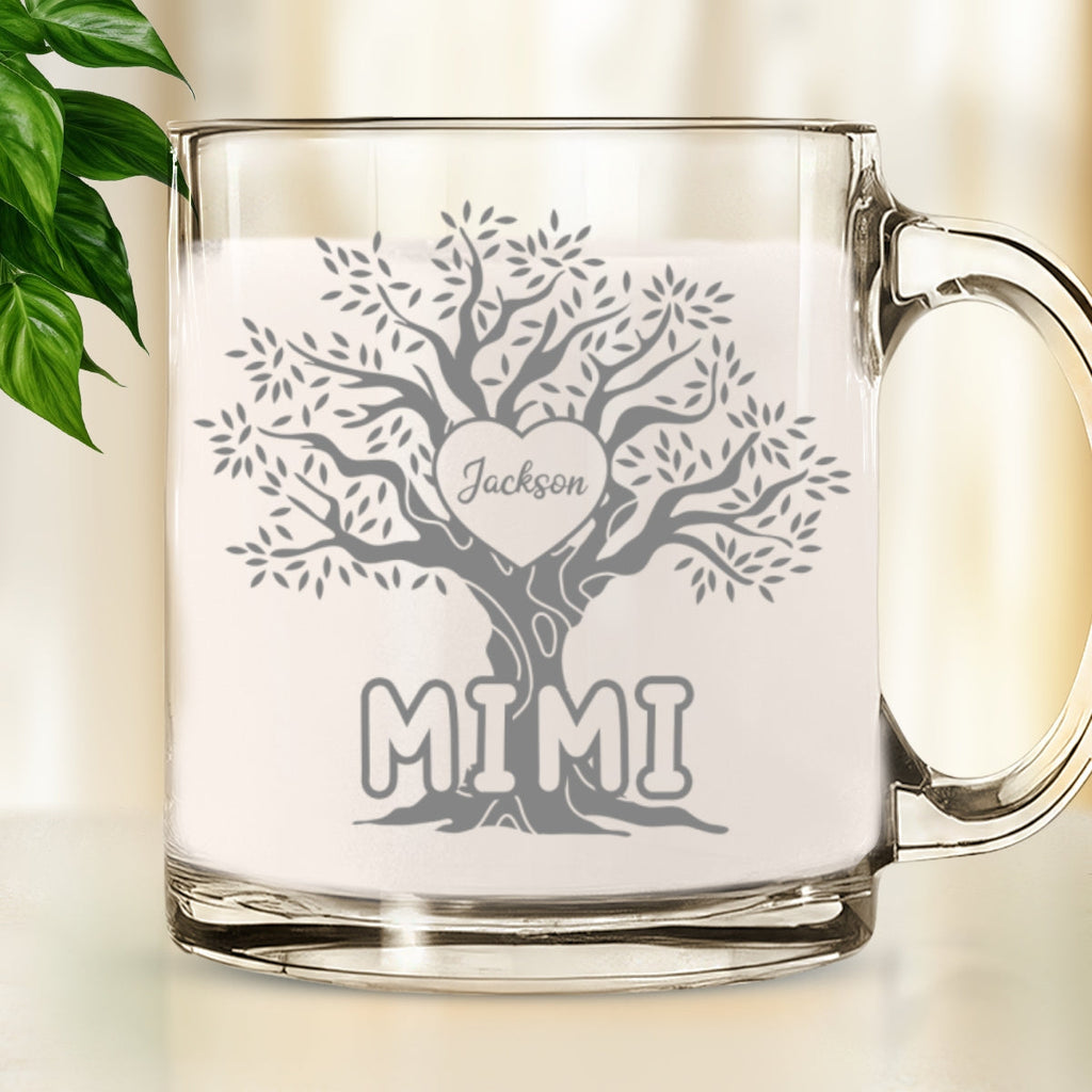 Custom Christmas & Birthday Gift For Grandma • Blessed To Be Called Grandma - Personalized Glass Mug