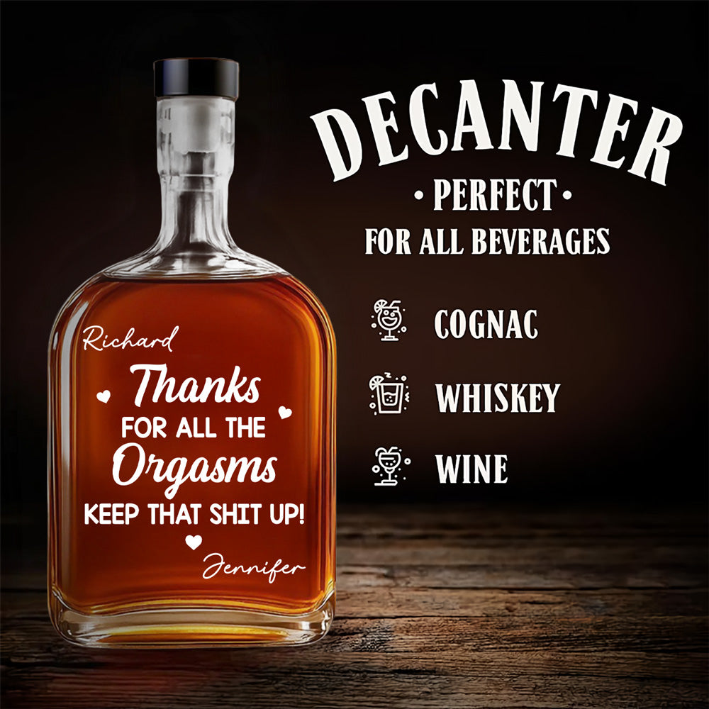 Keep It Up - Personalized Spirits Decanter