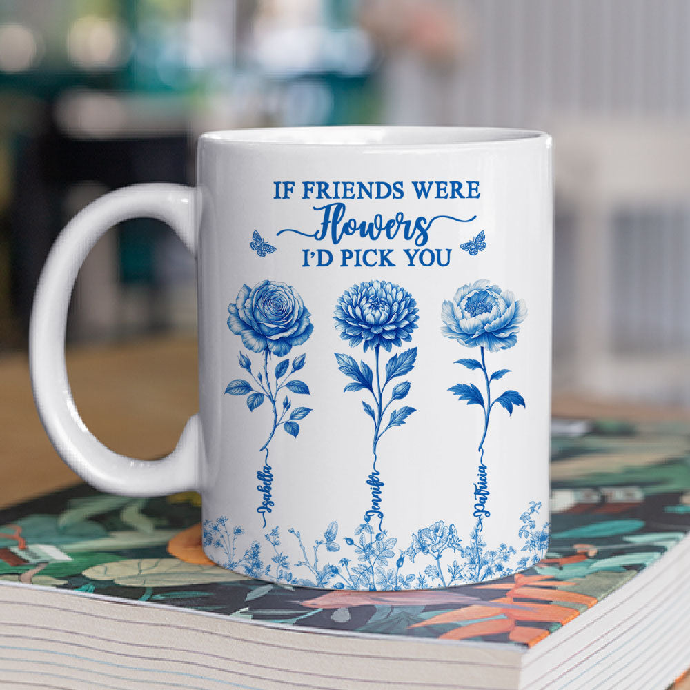 Custom Best Friend, Christmas & Birthday Friendship Keepsake Gift • I Would Pick You - Personalized Coffee Mug