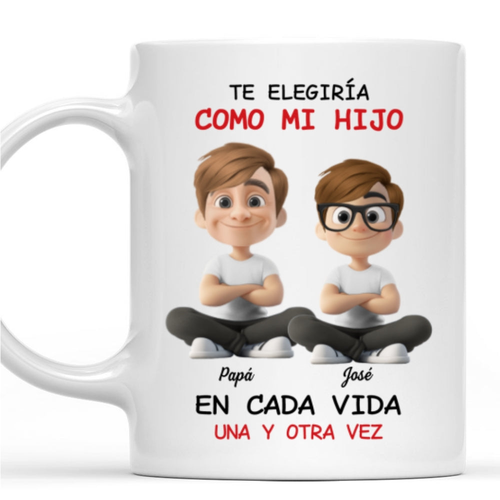 Custom Christmas & Birthday Gift for Son • Always Choose You My Son 2 - Personalized Coffee Mug