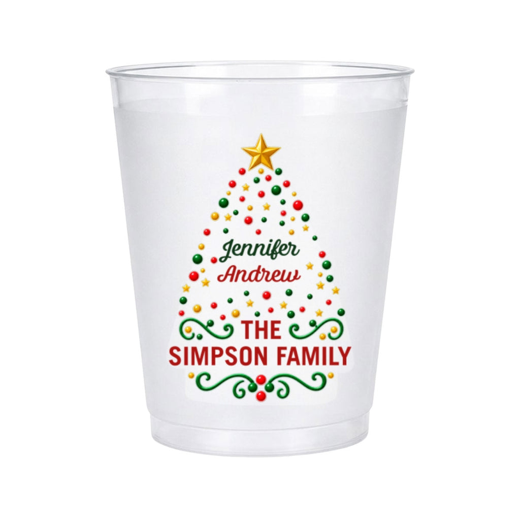 Merry Season - Personalized Frosted Cup