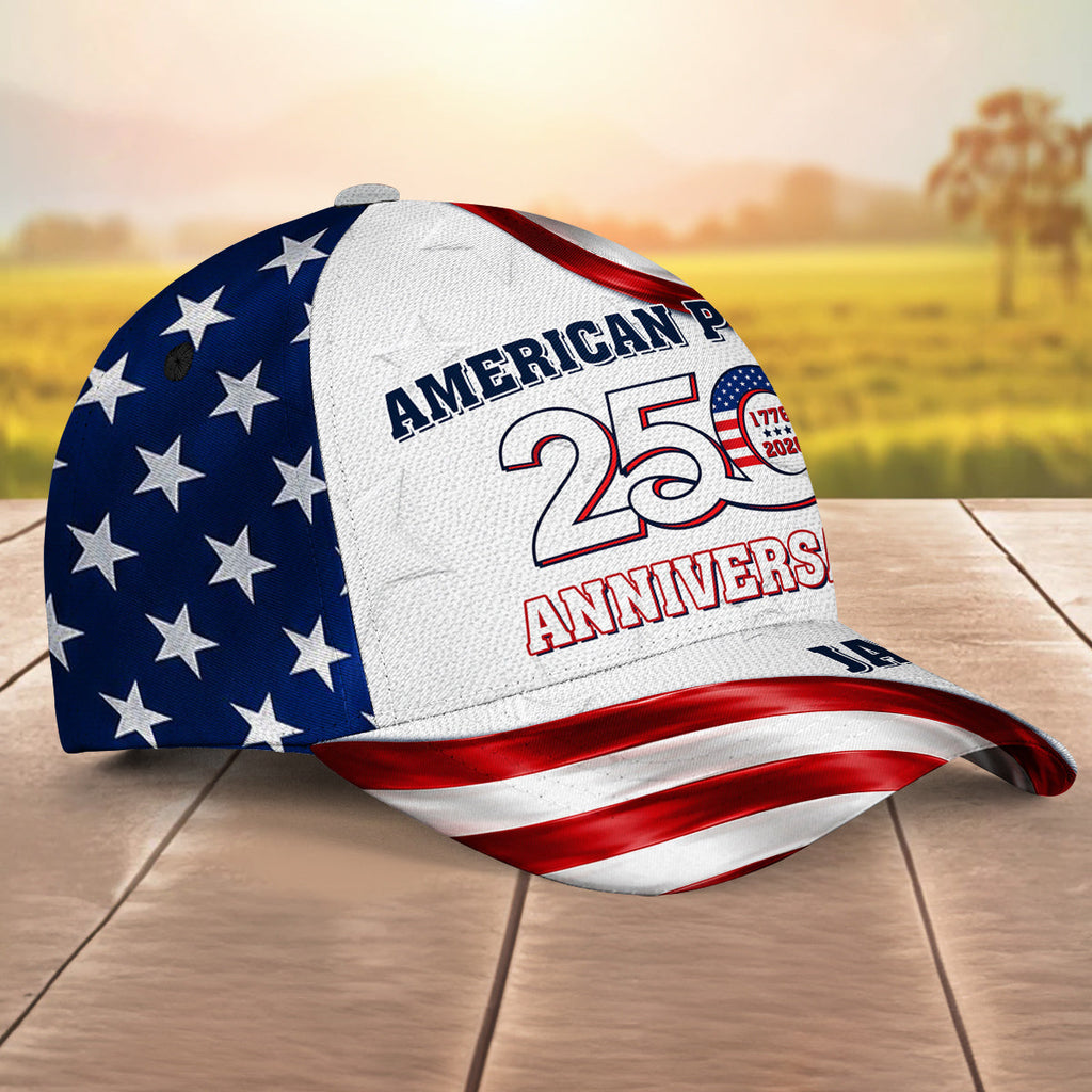The Time For Us To Take Pride In USA - Personalized Classic Cap