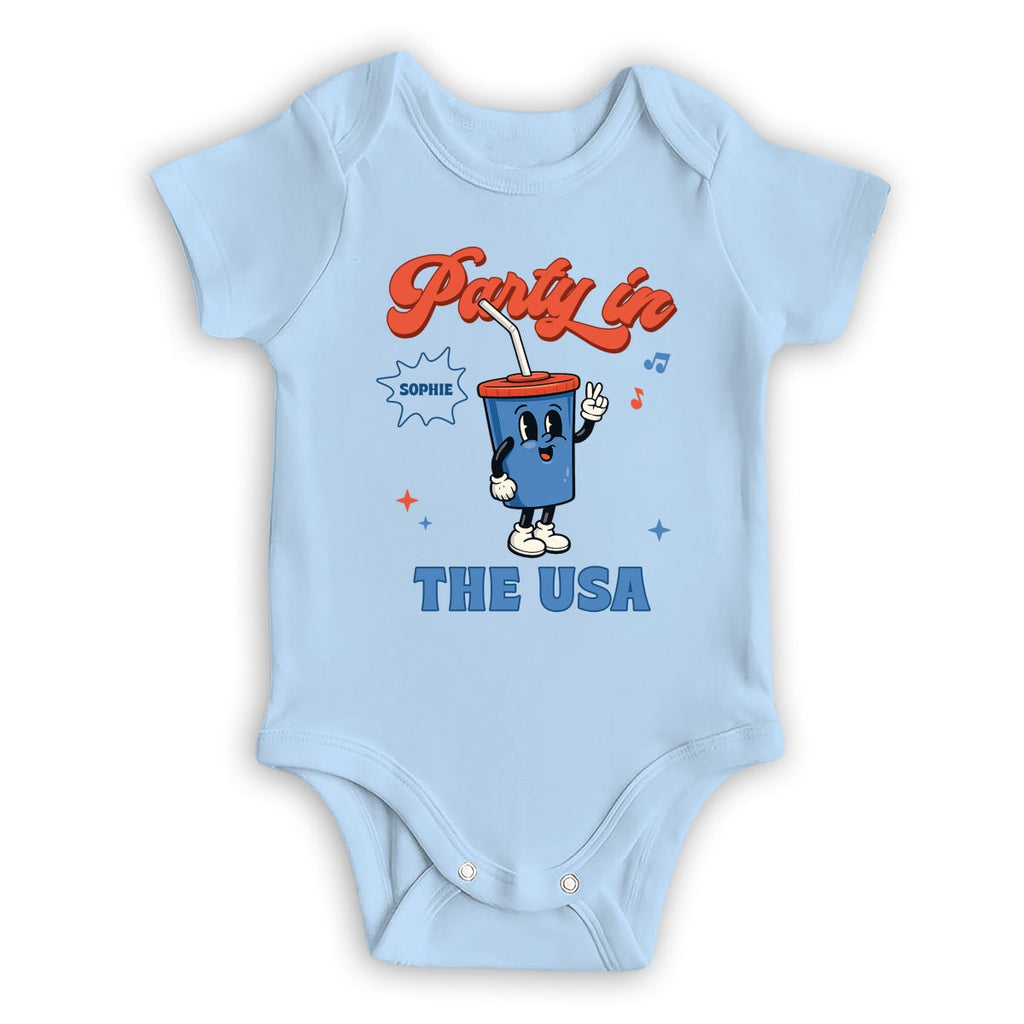Party In USA - Personalized Baby Onesie
