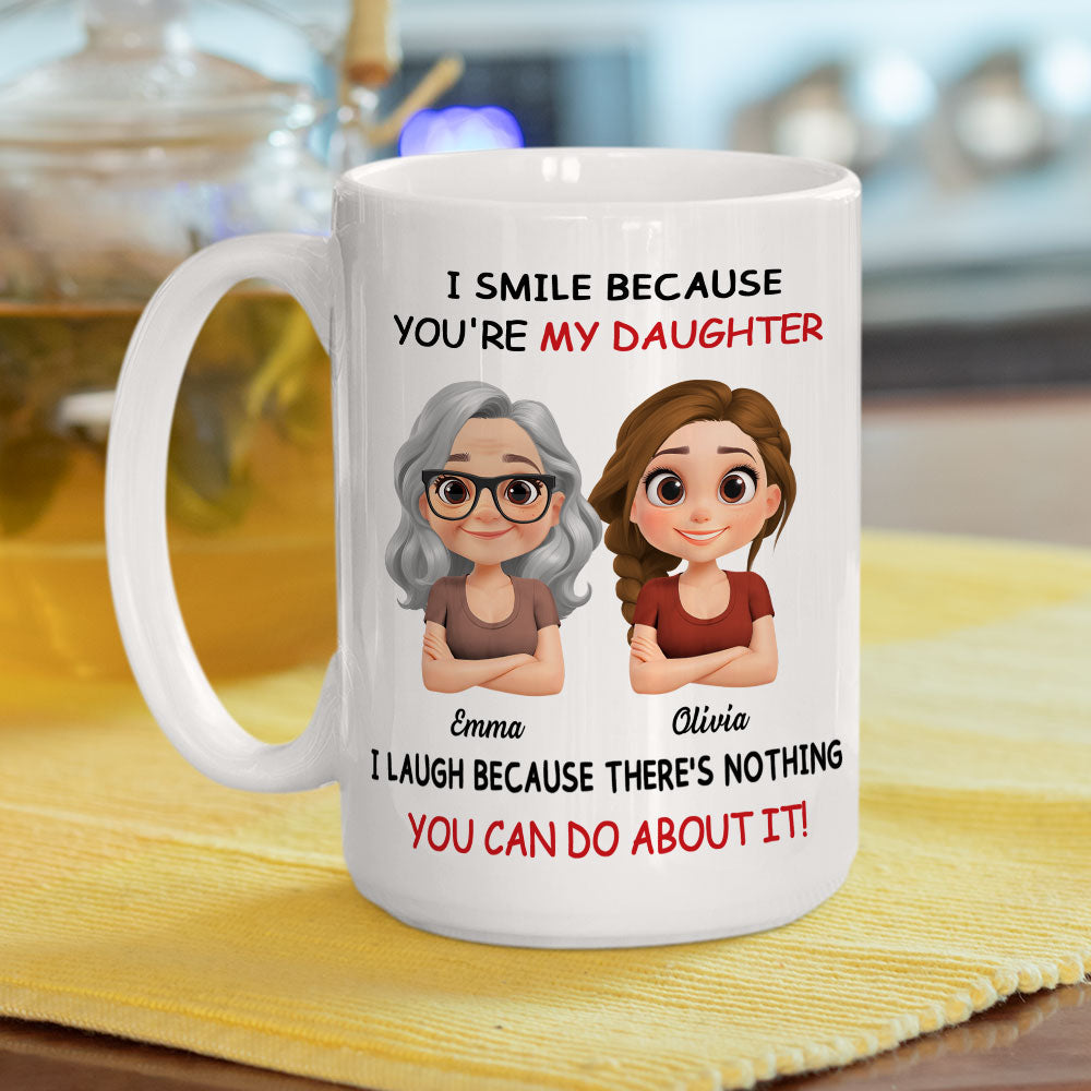 Custom Christmas & Birthday Gift for Daughter • Mom Daughter - Personalized Coffee Mug
