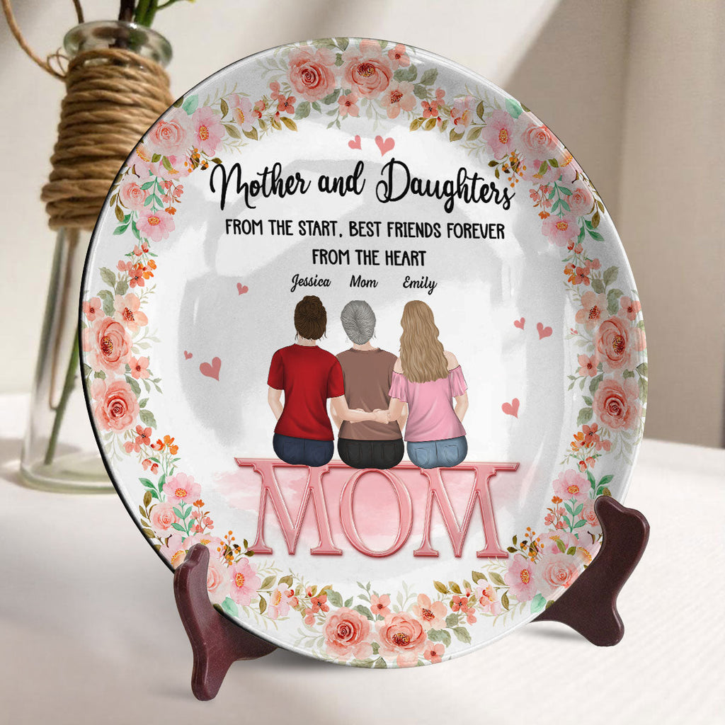 Mother And Daughter - Personalized Plate