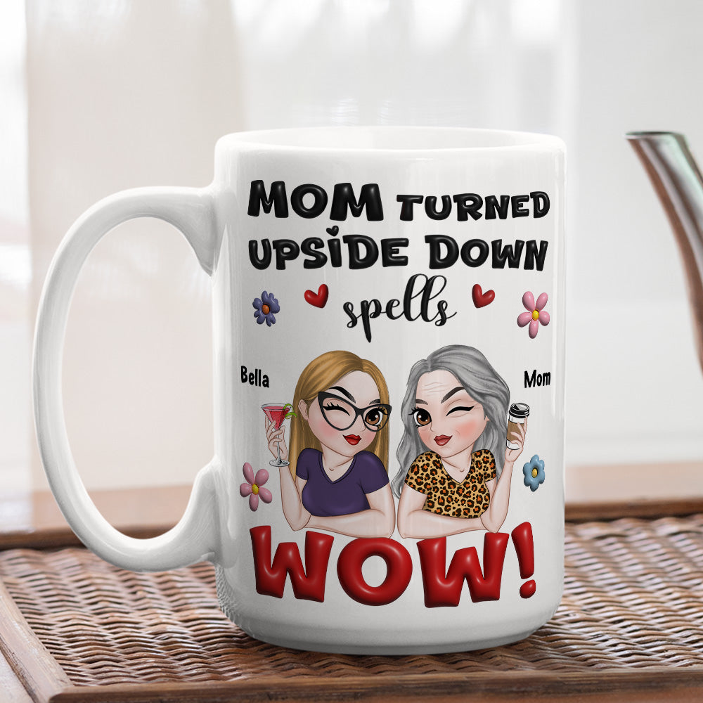Custom Mother's Day Gift for Mom & Grandma • Mom You Are Truly Wow - Personalized 3D Inflated Effect Mug
