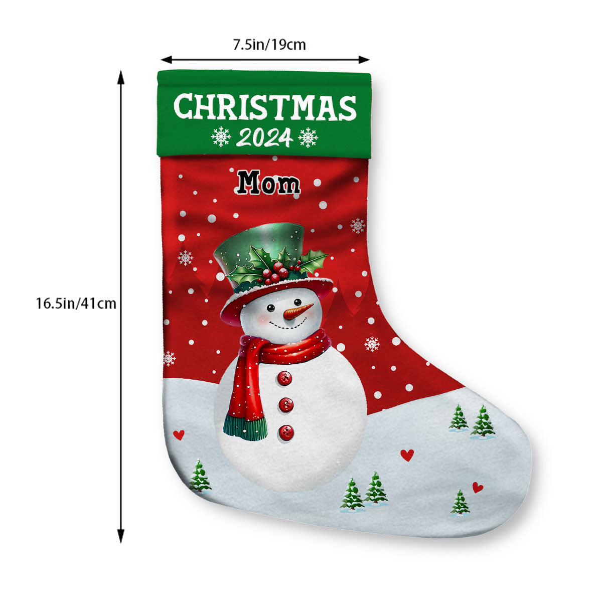 Custom Name Family Christmas Gifts, for Family Members, Holiday Decor • Family Christmas Stocking 2024 - Personalized Christmas Stocking
