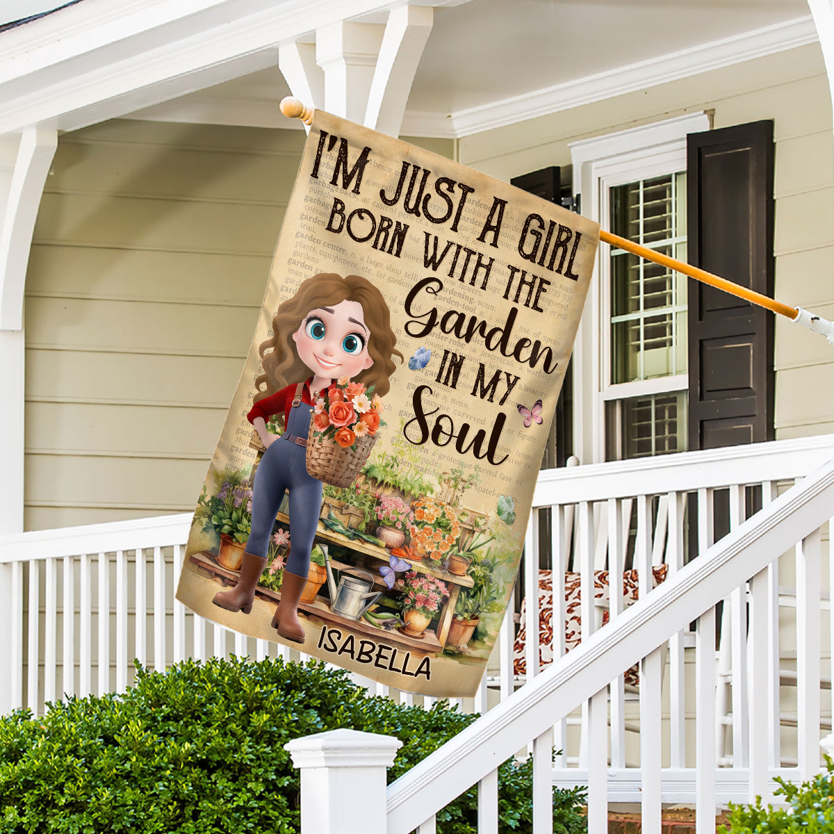 Garden In My Soul - Personalized Flag