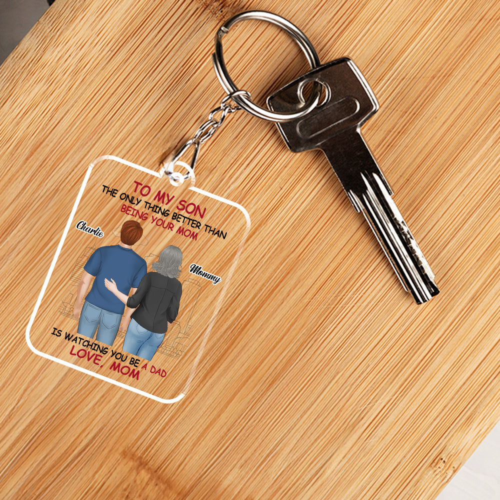 Proud Of You - Personalized Acrylic Keychain