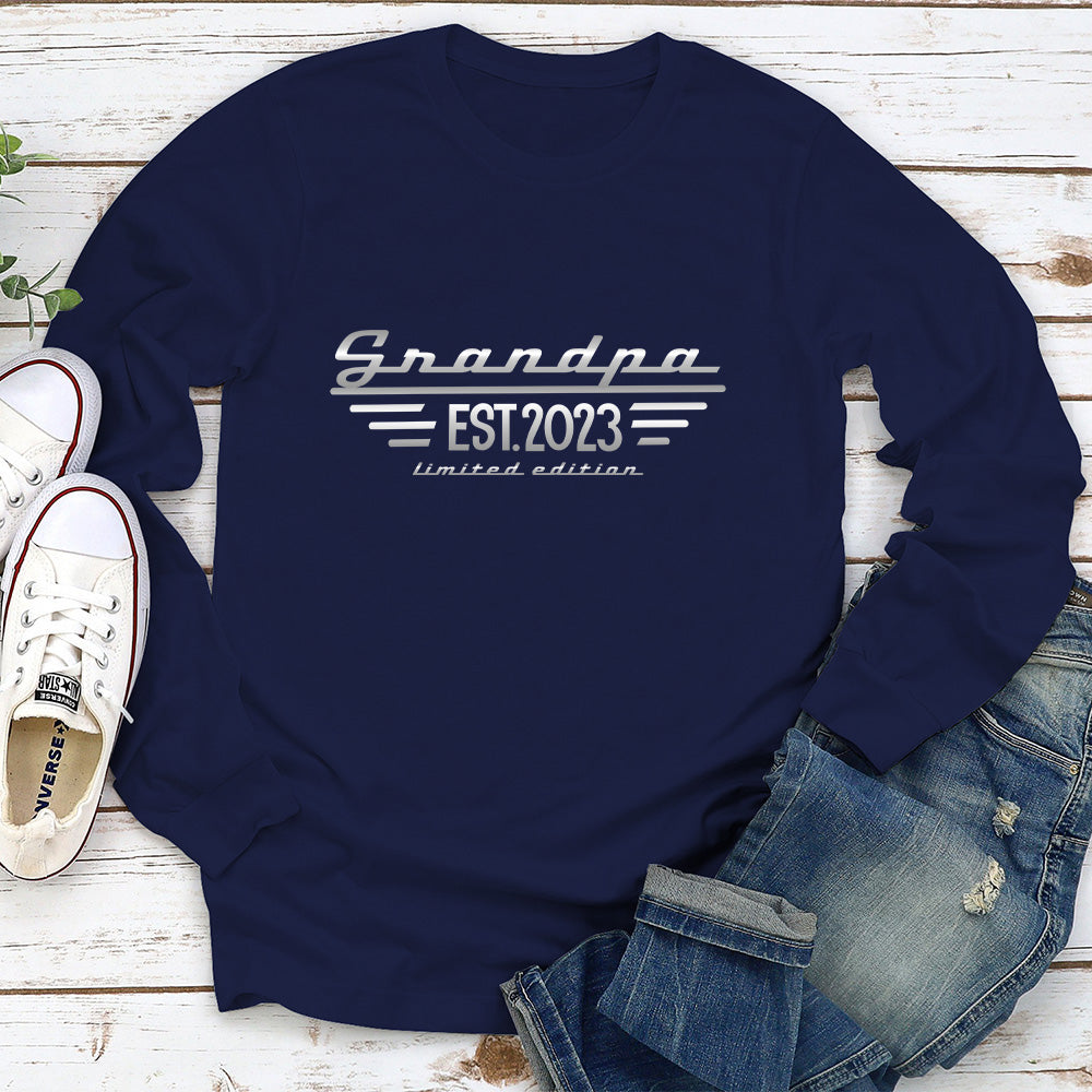 Custom Father's Day, Special Gift for Dad & Grandpa • Grandpa Established - Personalized Shirt
