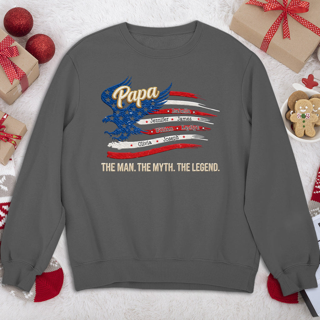 Custom Father's Day, Special Gift for Dad & Grandpa • Papa Super Legend - Personalized Shirt