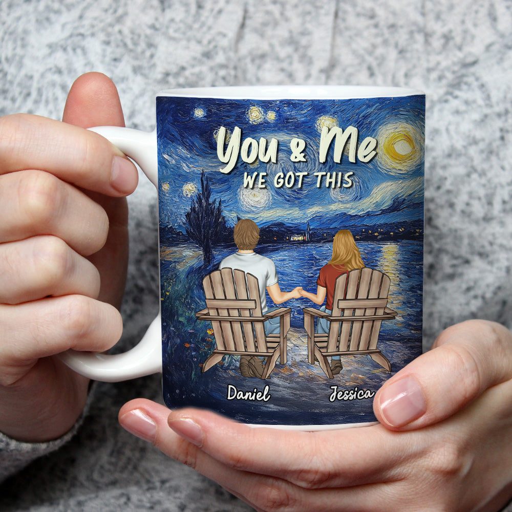 Custom Anniversary Keepsake Gifts For Couple • Together We Got This - Personalized Coffee Mug