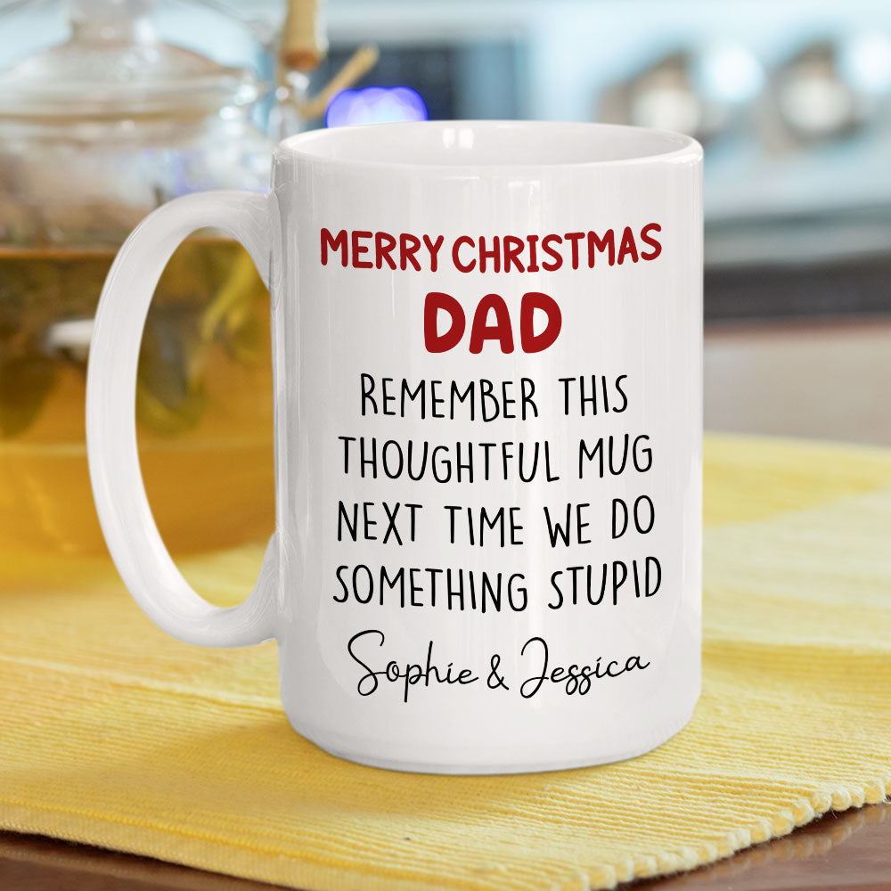 Custom Christmas & Birthday Keepsake Gift • Thoughtful Gift For Parents - Personalized Coffee Mug