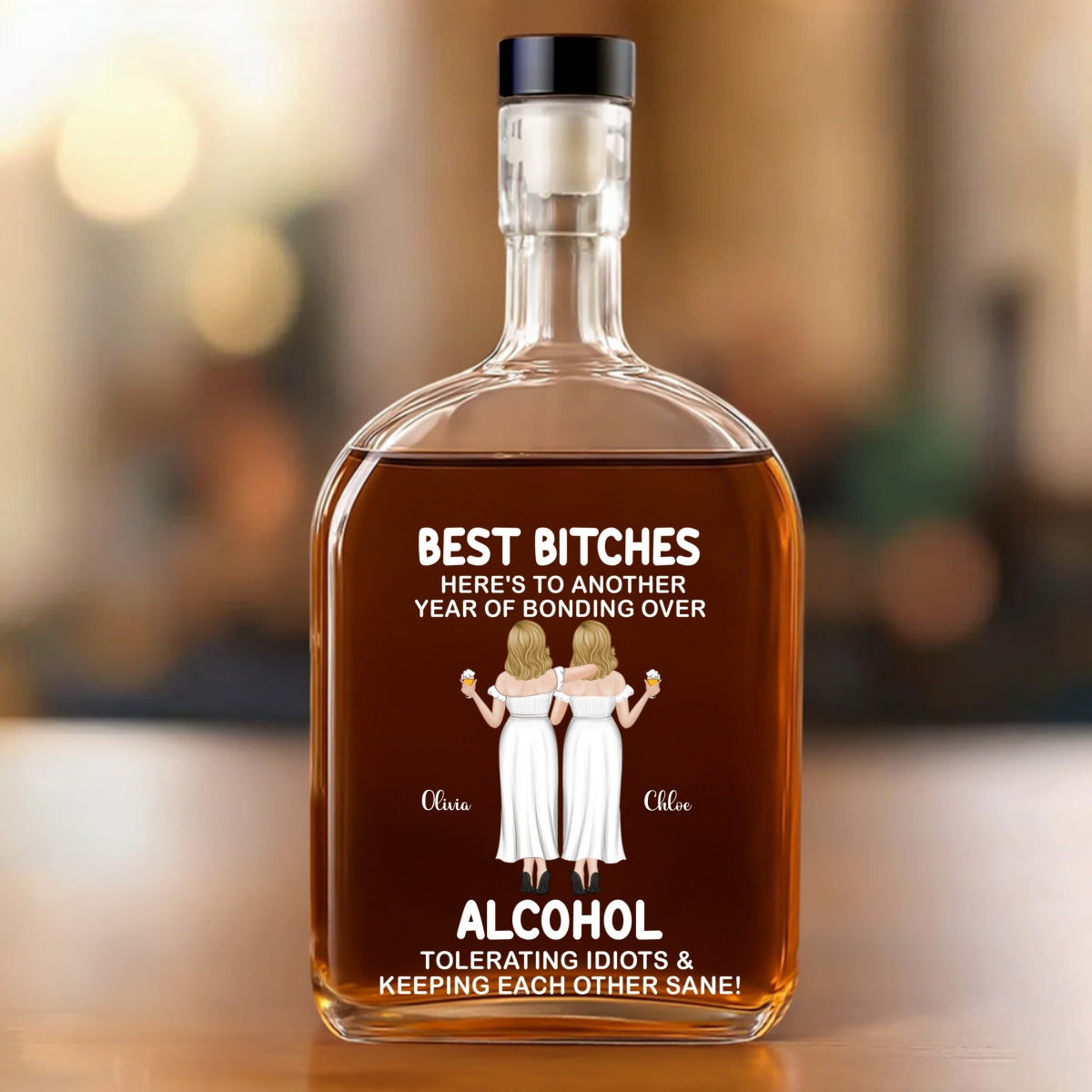 Alcohol Tolerating - Personalized Spirits Decanter