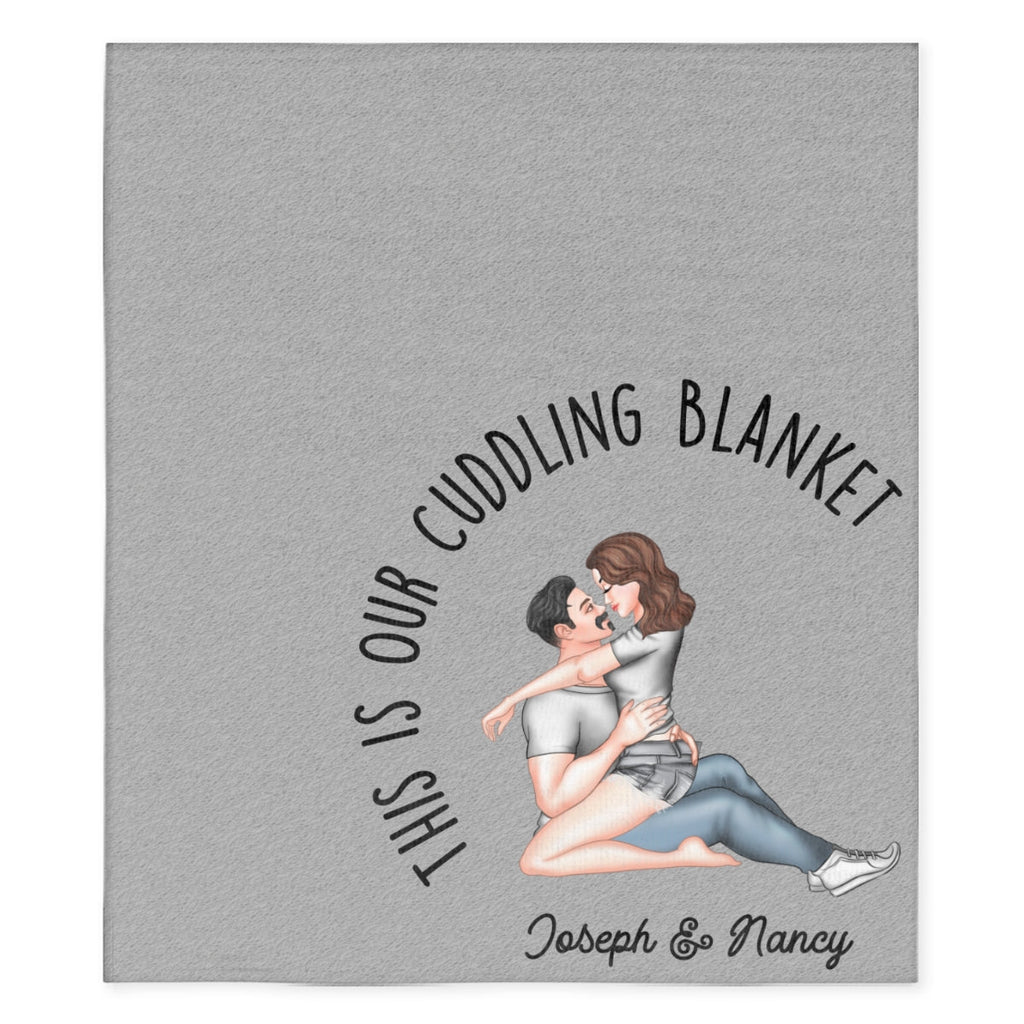 Our Cuddling Blanket - Personalized Fleece Blanket