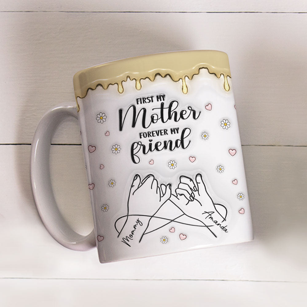 Custom Christmas & Birthday Gift for Daughter • Forever My Friend - Personalized 3D Inflated Effect Mug