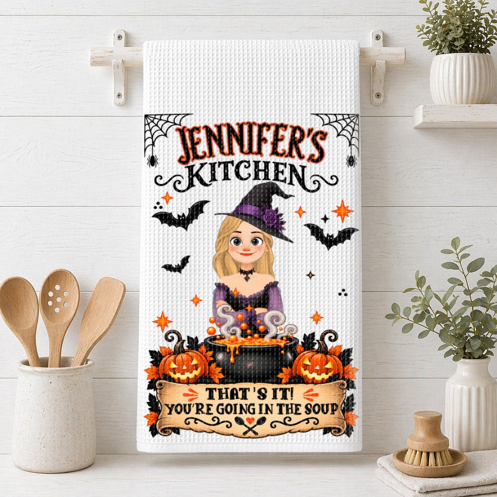Stirring Up Some Magic - Personalized Kitchen Towel