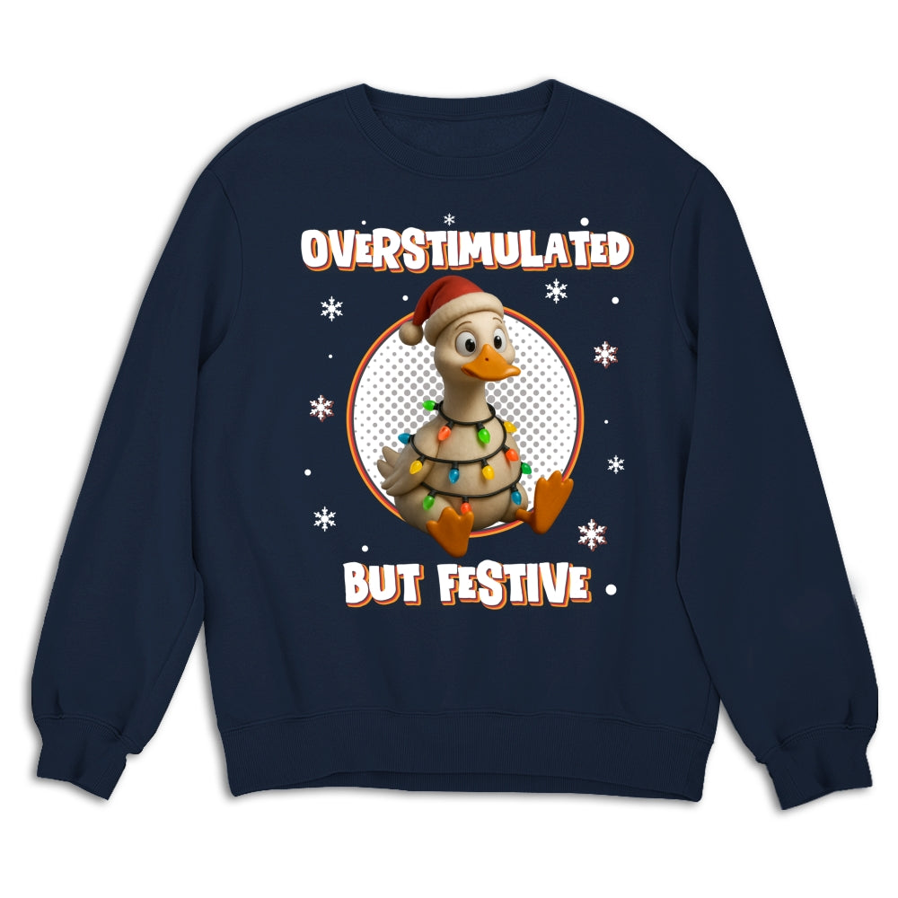 Custom Coworker, Christmas & Birthday Team Appreciation Gift • Brain Fried But Feeling Festive - Personalized Shirt