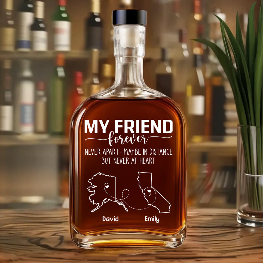 Never Apart - Personalized Spirits Decanter
