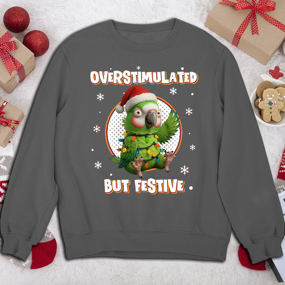 Custom Coworker, Christmas & Birthday Team Appreciation Gift • Brain Fried But Feeling Festive - Personalized Shirt