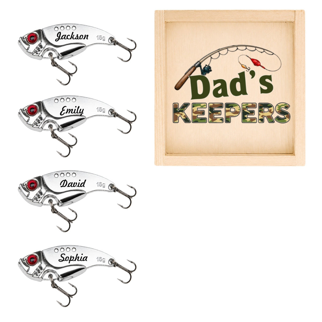Keeper Of Dad Grandpa - Personalized Fishing Lure