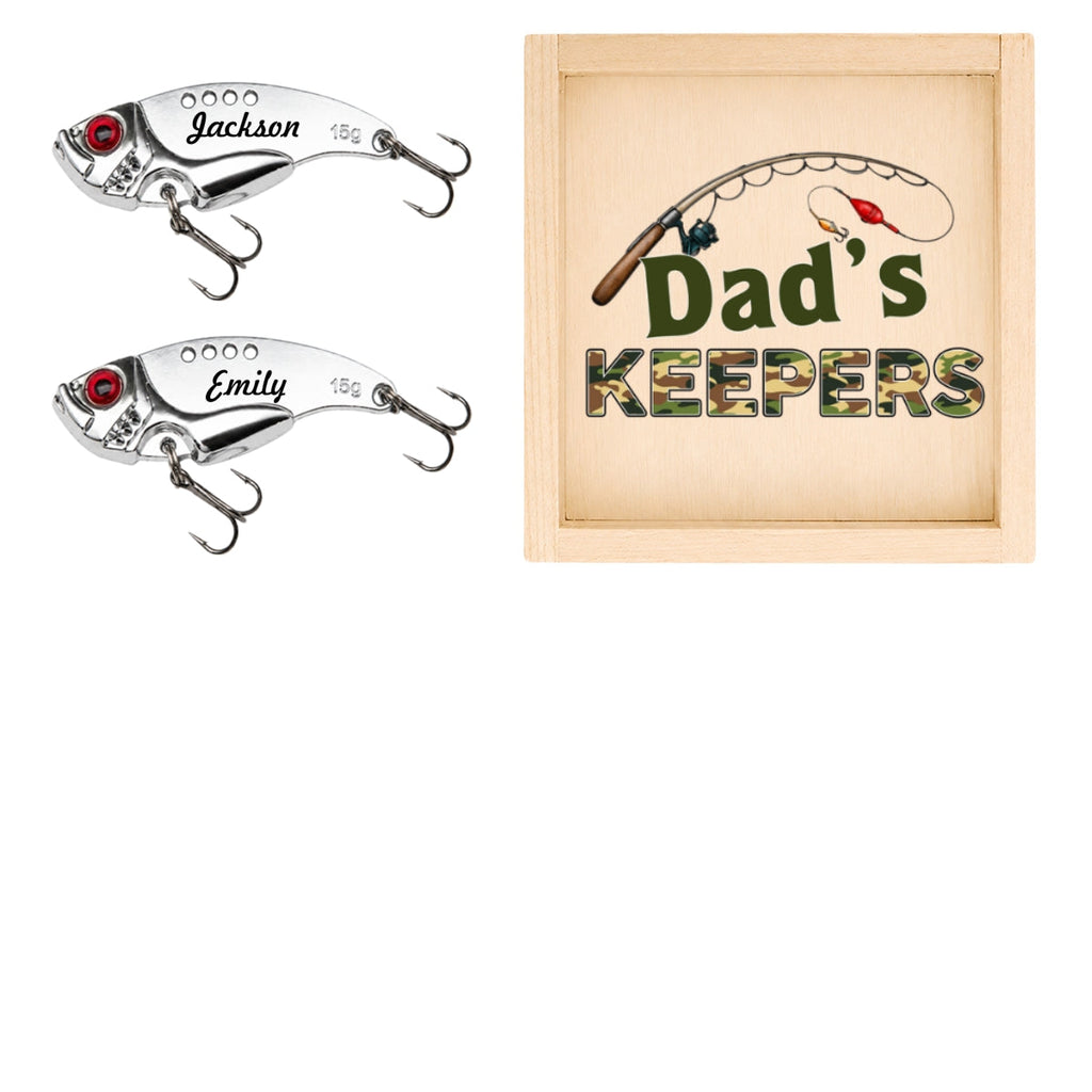 Keeper Of Dad Grandpa - Personalized Fishing Lure