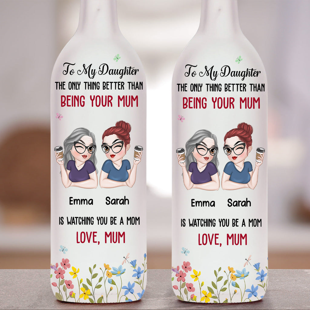 To My Daughter - Personalized Bottle Lamp