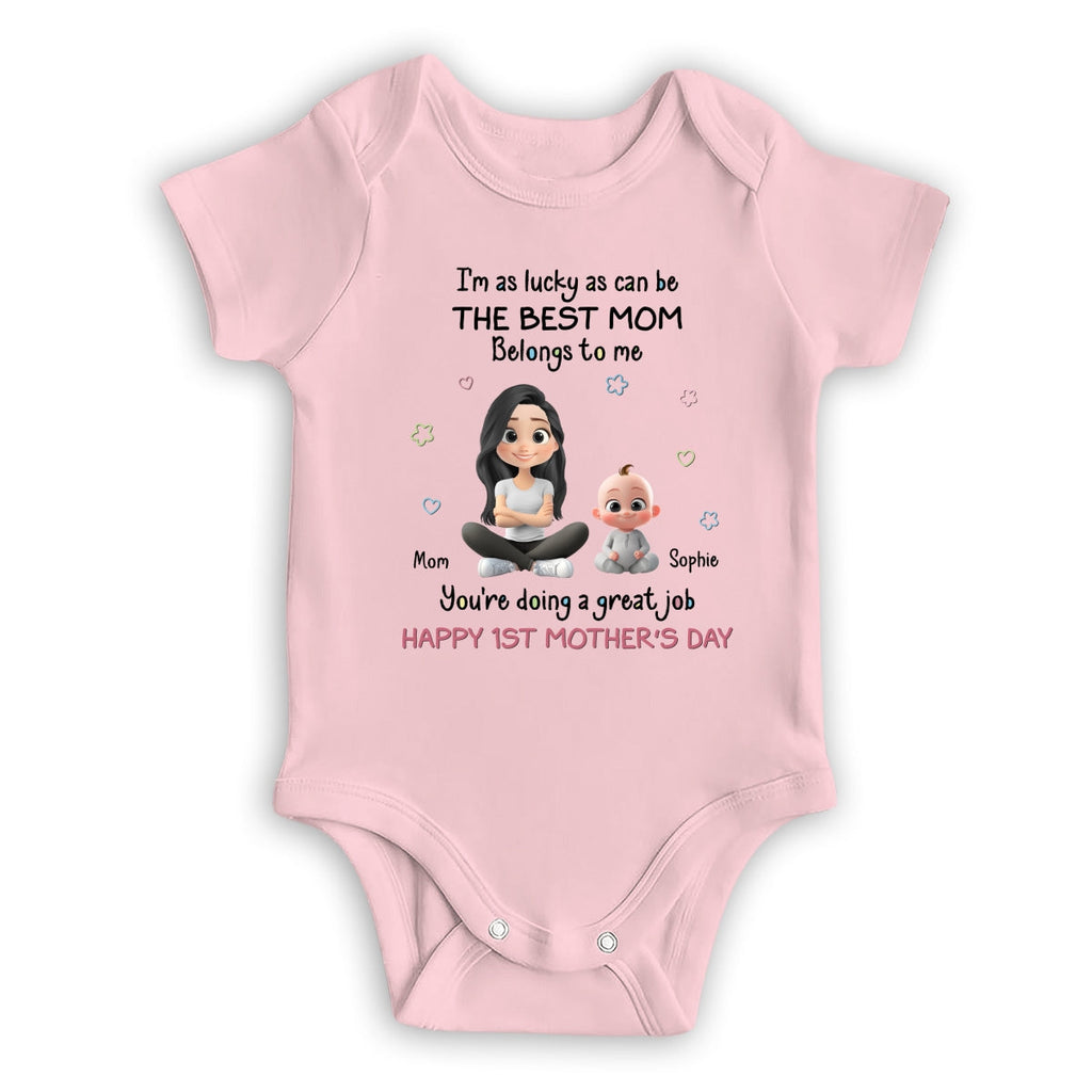 I Am Lucky - Personalized Baby Onesie