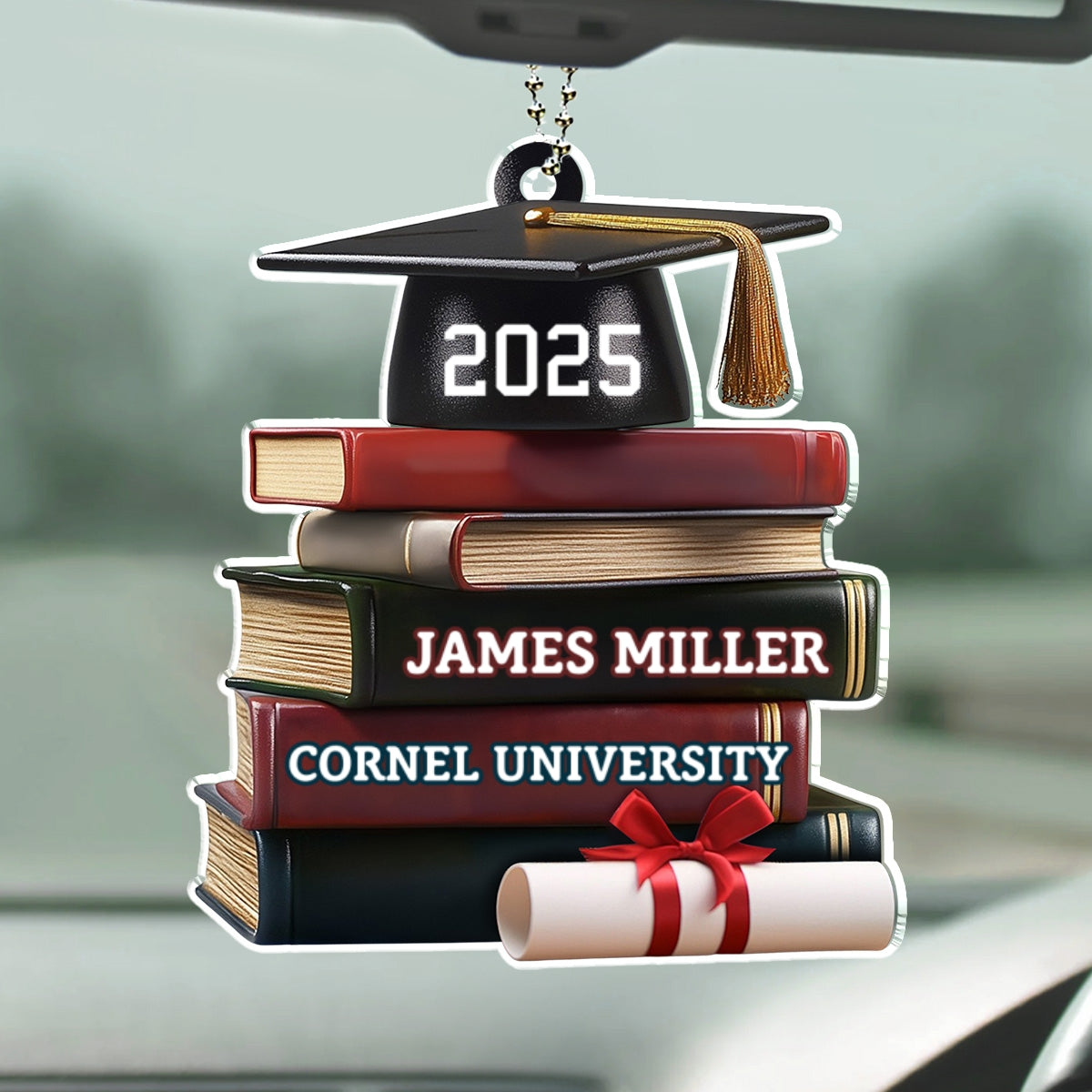 Graduation Gift - Personalized Car Ornament