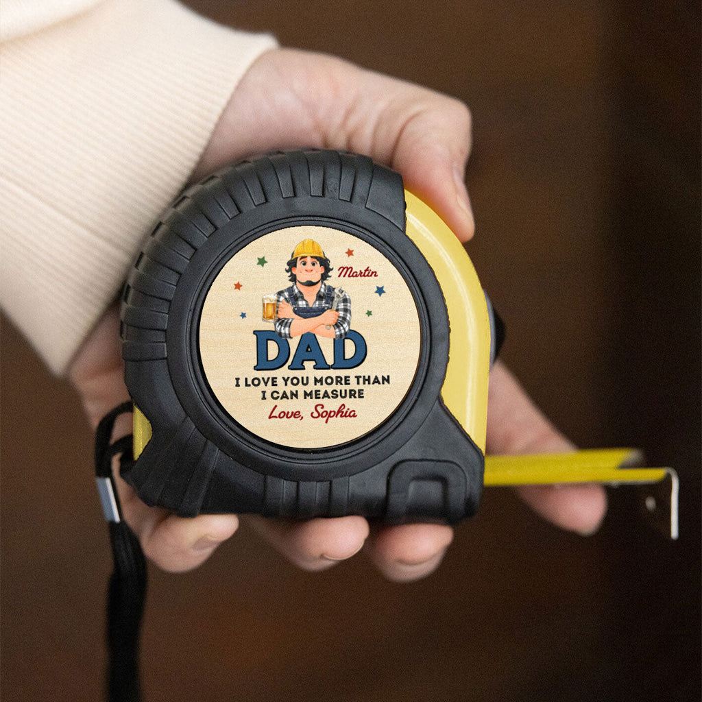 Dad Builds Better Memories - Personalized Tape Measure