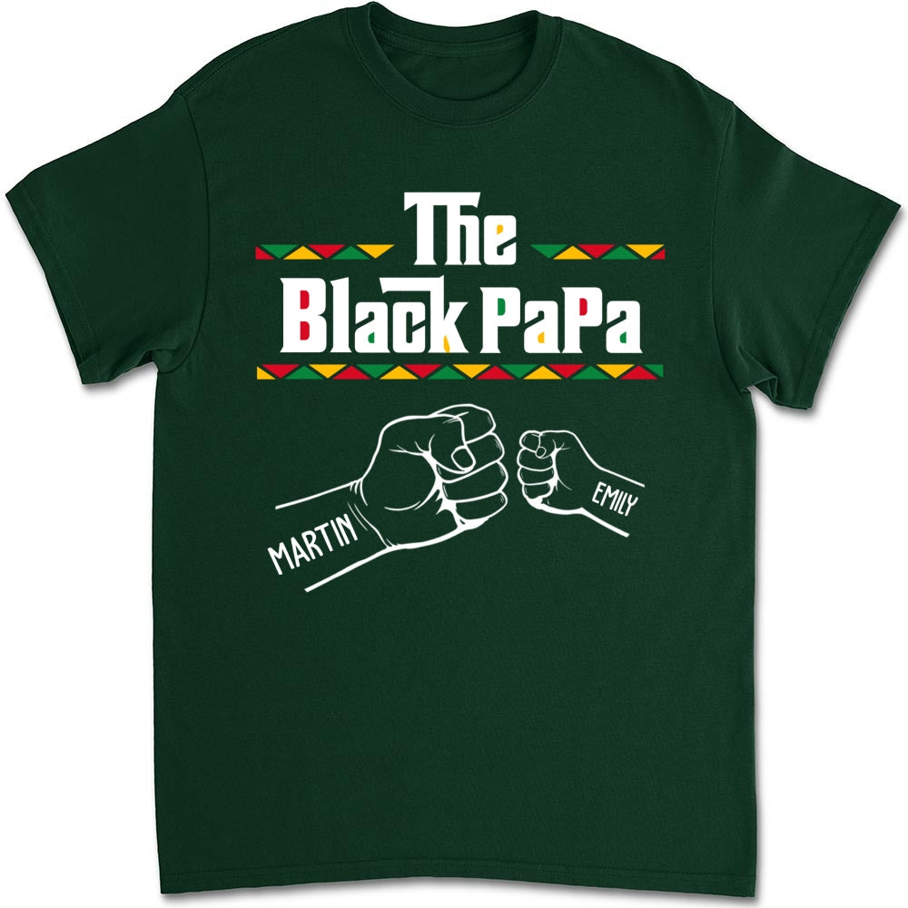 Custom Father's Day, Special Gift for Dad & Grandpa • The BlackGrandfather - Personalized Shirt - Sweatshirt
