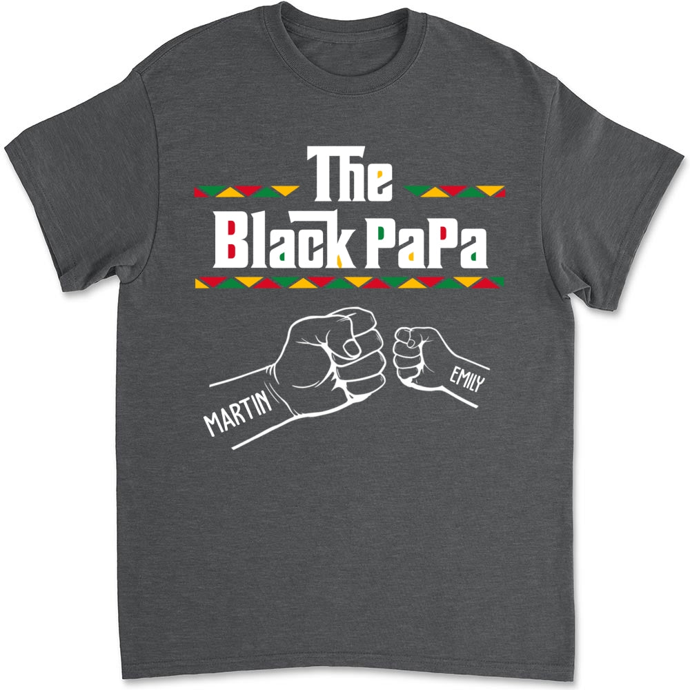 Custom Father's Day, Special Gift for Dad & Grandpa • The BlackGrandfather - Personalized Shirt - Sweatshirt