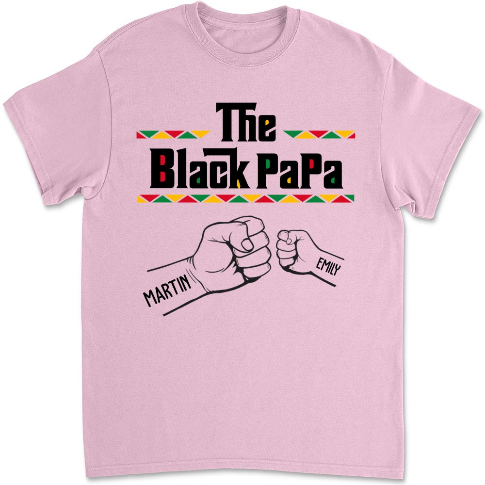 Custom Father's Day, Special Gift for Dad & Grandpa • The BlackGrandfather - Personalized Shirt - Sweatshirt