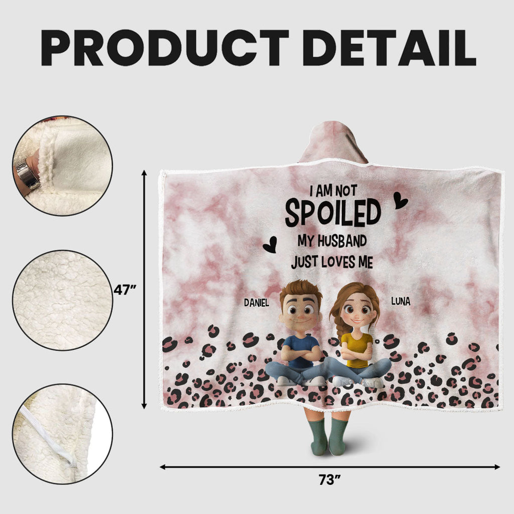 Just Loves Me - Personalized Hooded Blanket