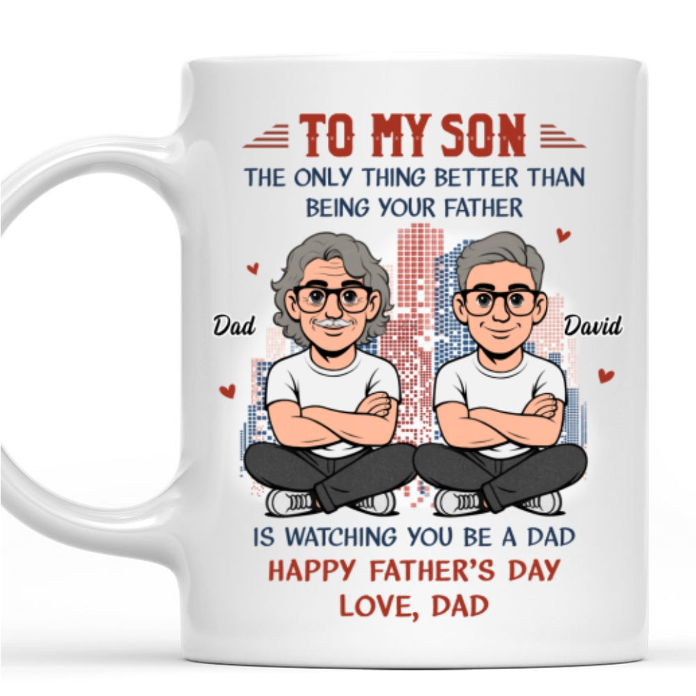 Custom Father's Day Gift For Son • You Became Amazing Father - Personalized Coffee Mug