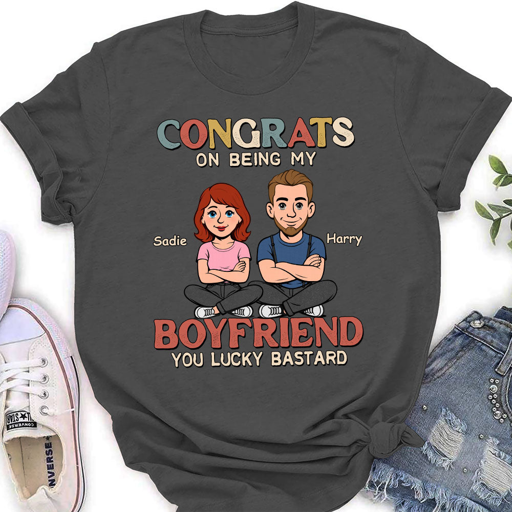Custom Christmas Anniversary Keepsake Gifts For Husband • Being My Husband Retro - Personalized Shirt