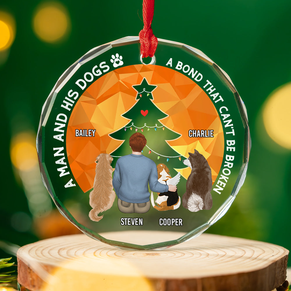 Custom Keepsake Christmas Ornament •  You Are Always In My Heart - Personalized Glass Ornament