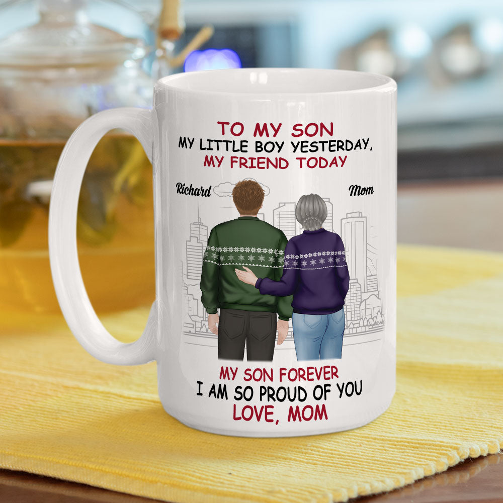 Custom Christmas & Birthday Gift for Son • My Son My Shining Star - Personalized Coffee Mug