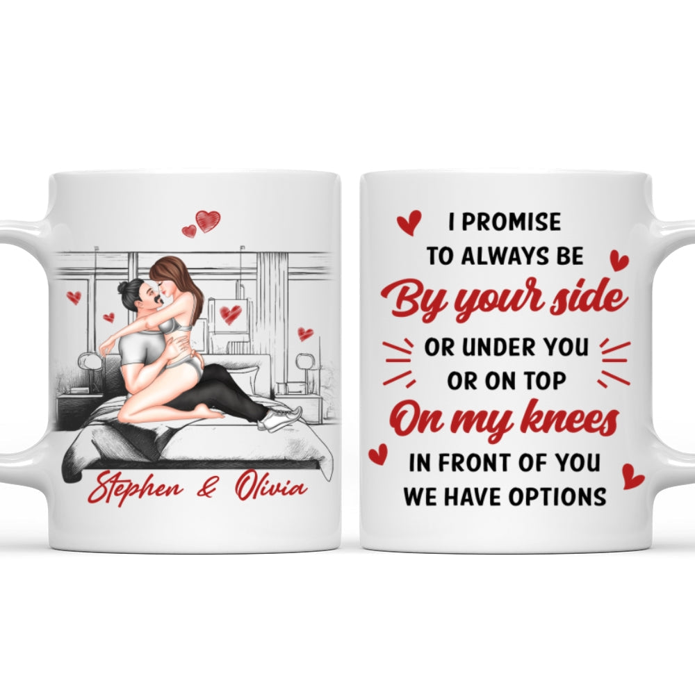 Custom Anniversary Keepsake Gifts For Couple • Always By Your Side - Personalized Coffee Mug