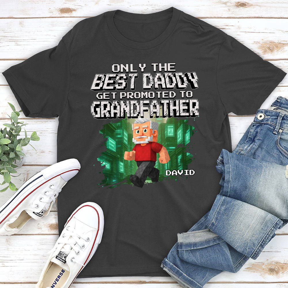Custom First Father's Day, Christmas Gift for New Dad • Soon To Be Grandpa - Personalized Shirt