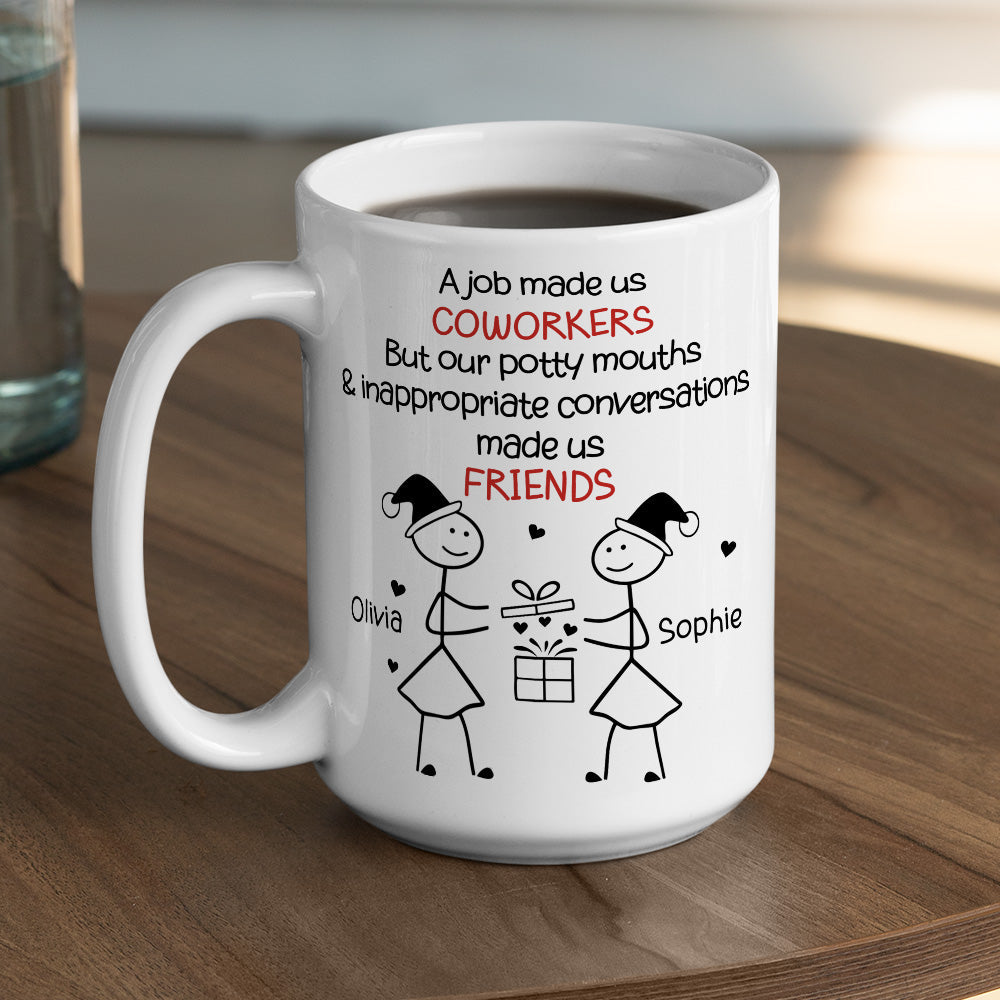 Custom Coworker, Christmas & Birthday Team Appreciation Gift • Work Squad Christmas Gift - Personalized Coffee Mug