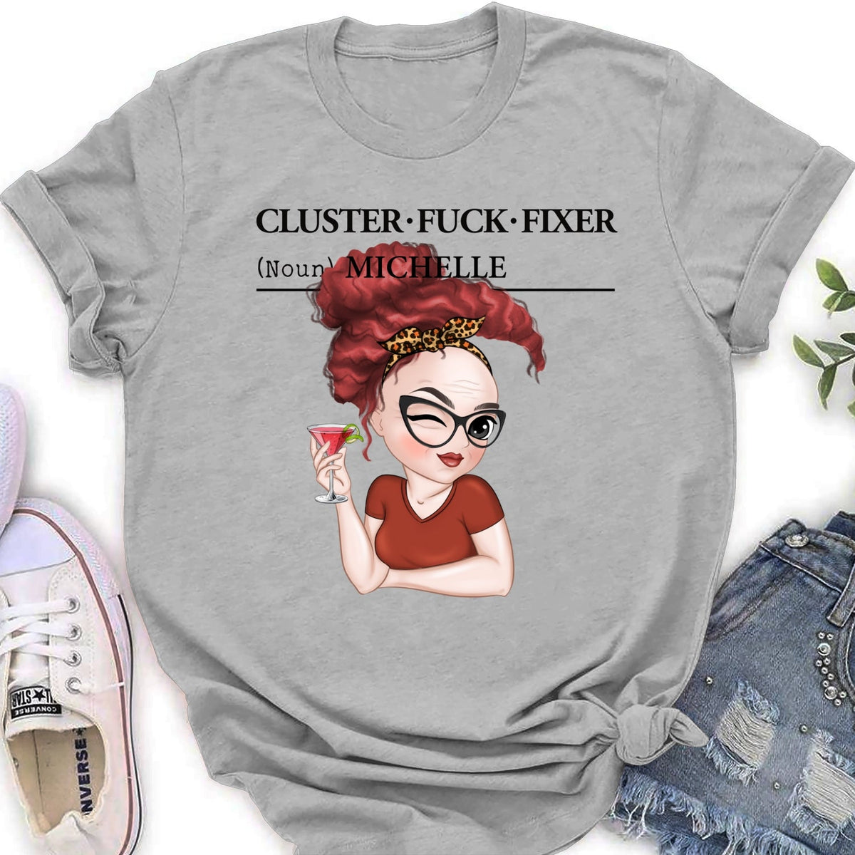 Custom Coworker, Christmas & Birthday Team Appreciation Gift • You Are Cluster Fixer - Personalized Shirt
