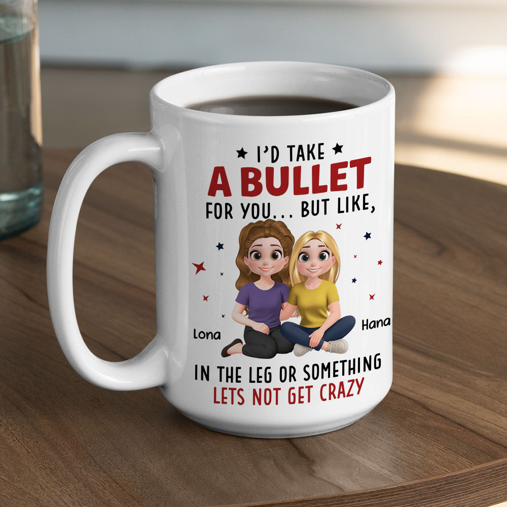 Custom Best Friend, Christmas & Birthday Friendship Keepsake Gift • We Make Bad Choices Confidently - Personalized Coffee Mug
