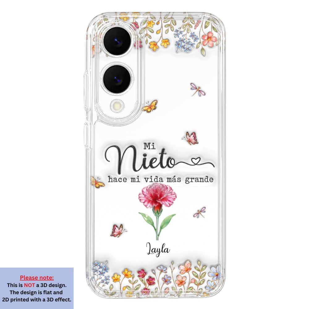 Haz la vida más GRANDE con NIÑOS adorables - Funda de móvil personalizada con efecto inflado 3D