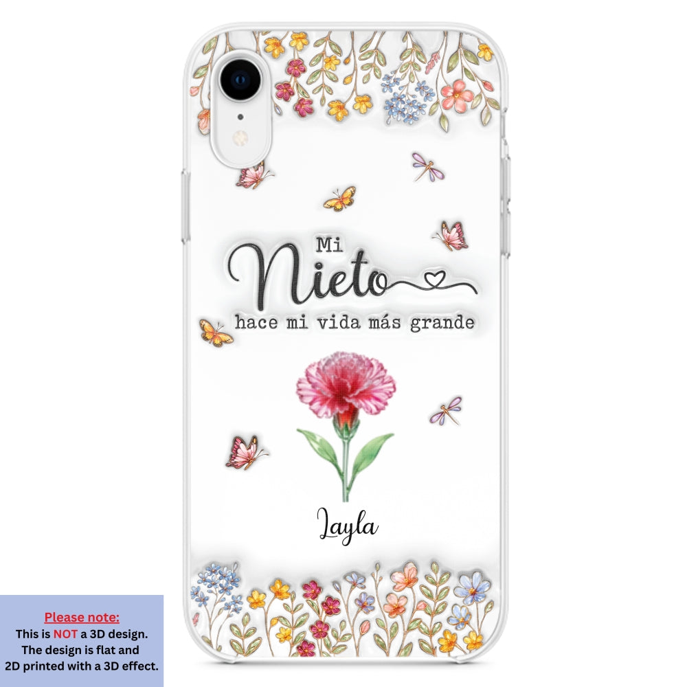 Haz la vida más GRANDE con NIÑOS adorables - Funda de móvil personalizada con efecto inflado 3D
