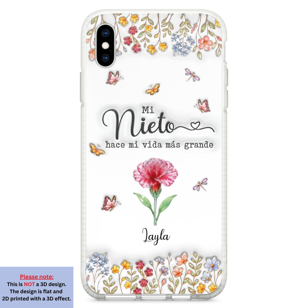 Haz la vida más GRANDE con NIÑOS adorables - Funda de móvil personalizada con efecto inflado 3D
