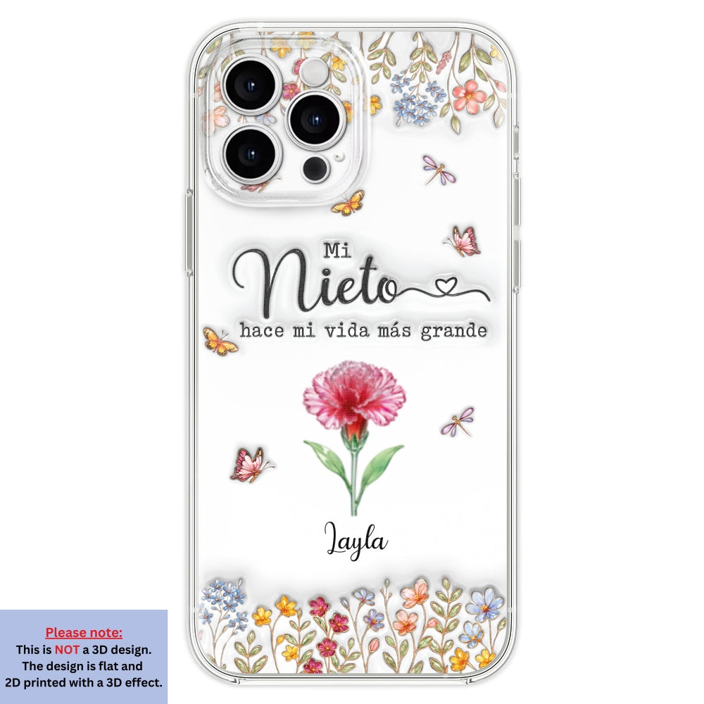 Haz la vida más GRANDE con NIÑOS adorables - Funda de móvil personalizada con efecto inflado 3D