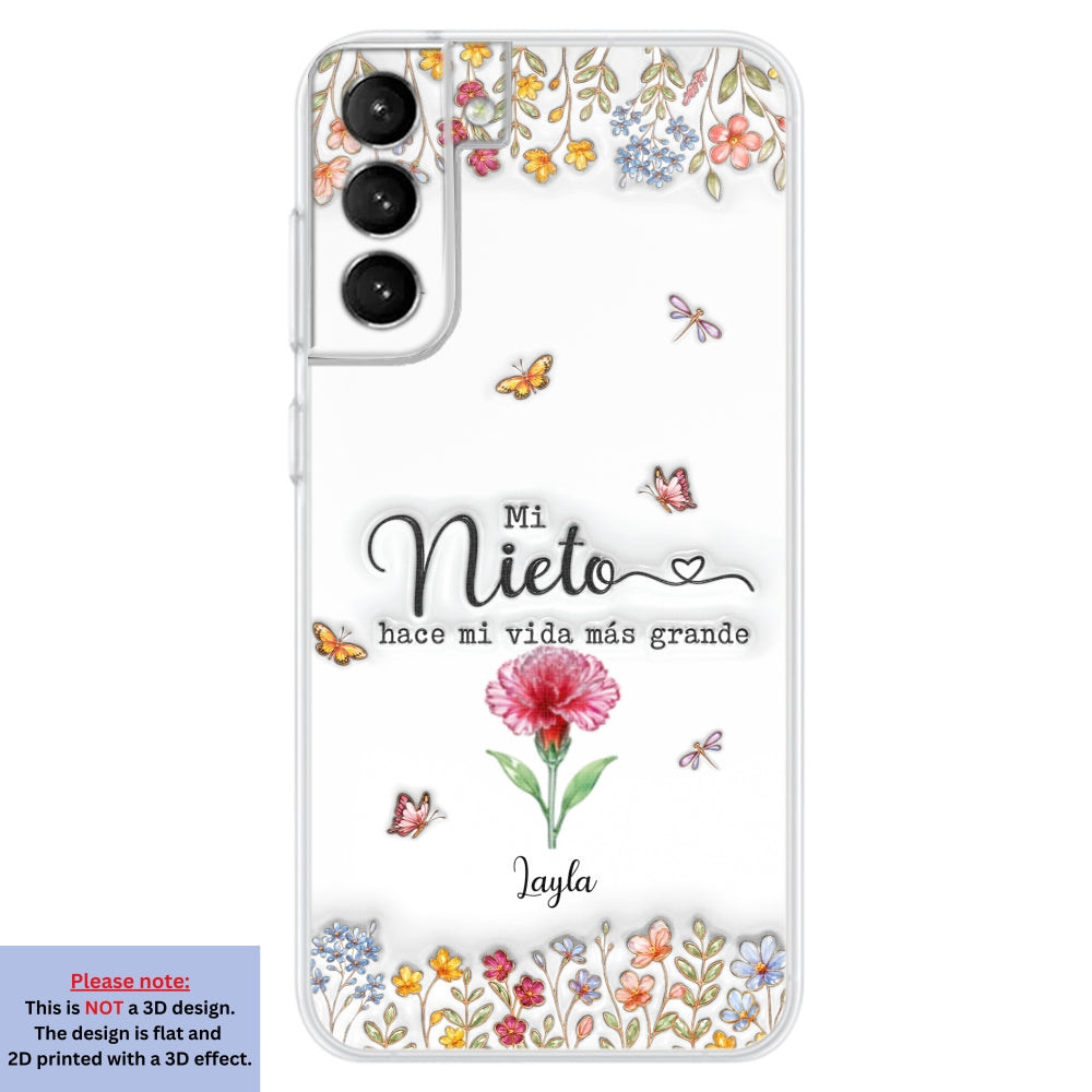 Haz la vida más GRANDE con NIÑOS adorables - Funda de móvil personalizada con efecto inflado 3D