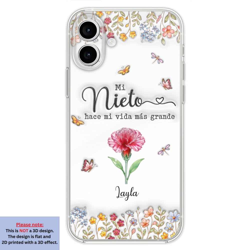 Haz la vida más GRANDE con NIÑOS adorables - Funda de móvil personalizada con efecto inflado 3D